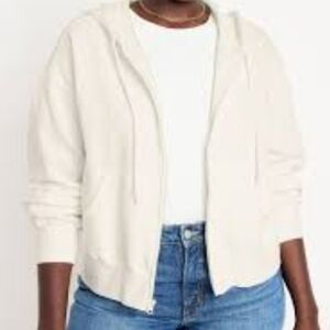 White Fleece Hoodie XXL
